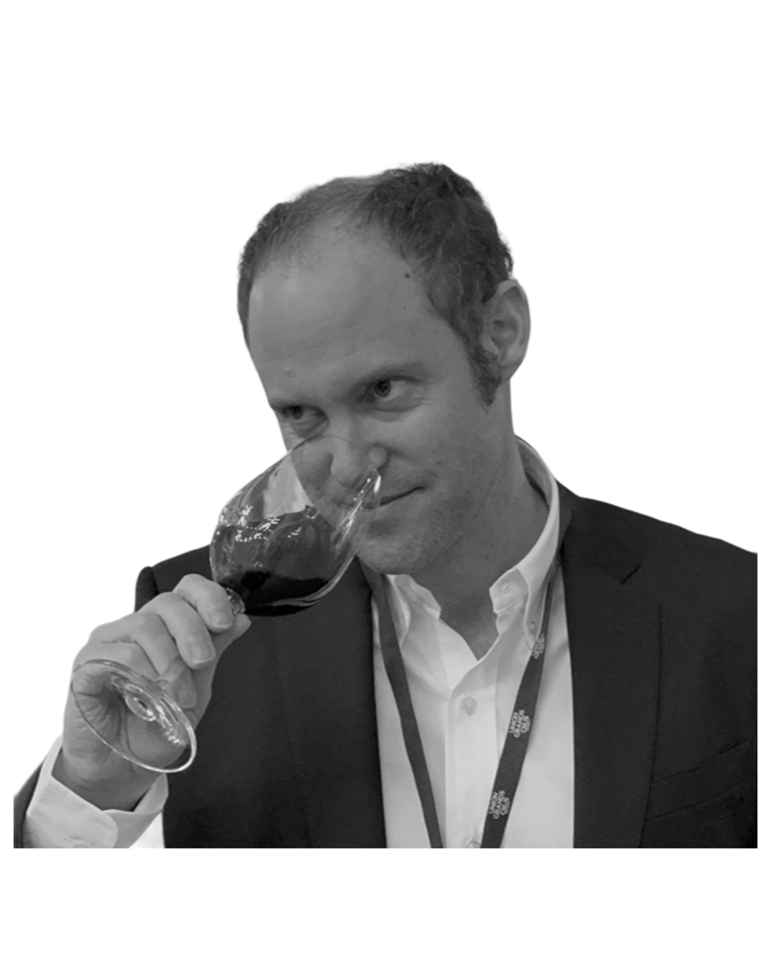 Alexandre Petit tasting a wine